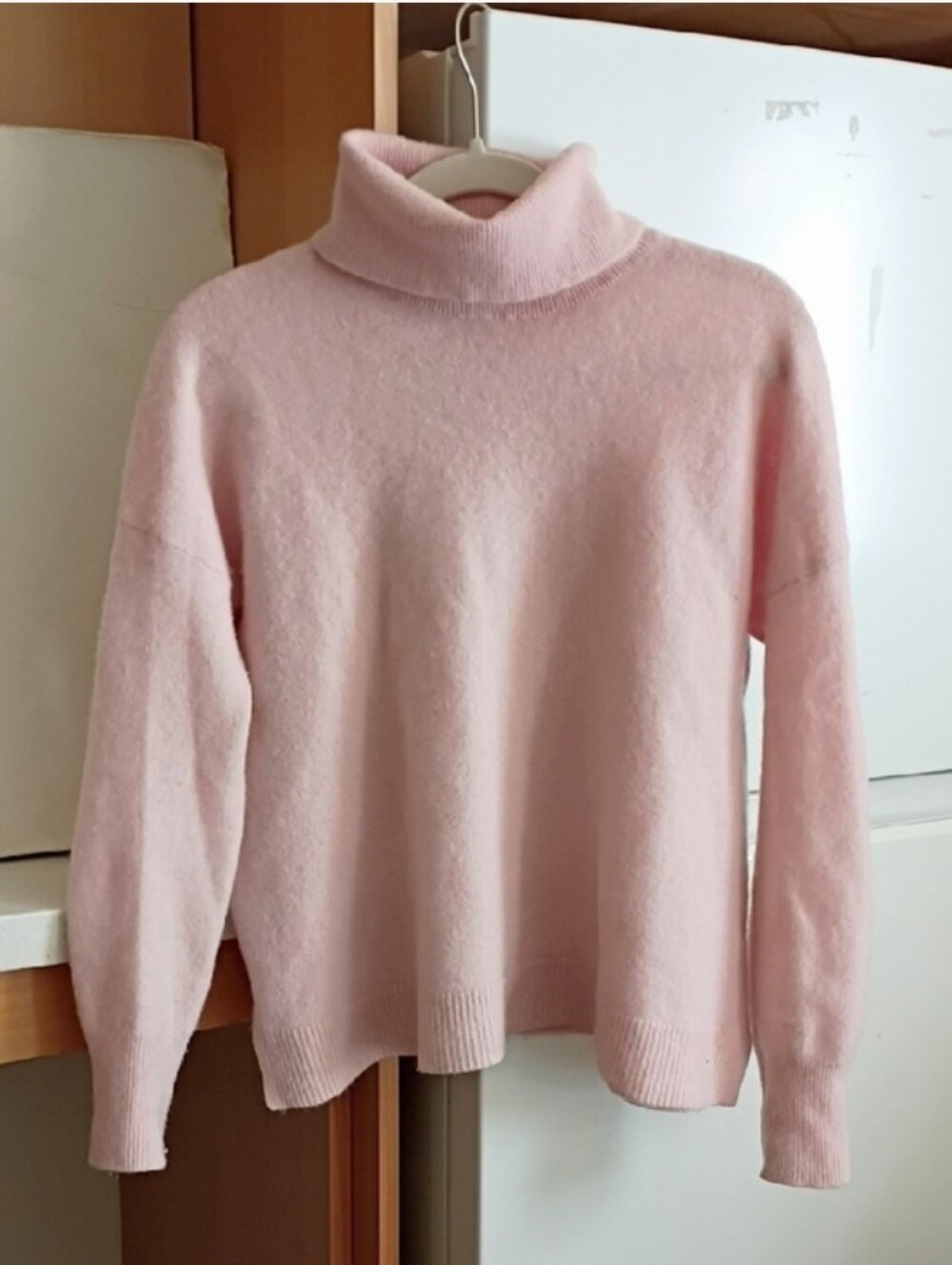 Cashmere Pink Turtleneck Sweater sz XXL